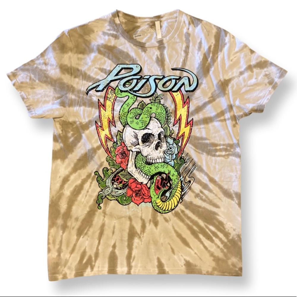 ๐๐ค๐ฝ๐ค POISON COTTON ROCK TEE ๐ค๐ค๐ฝ๐ - Picture 2 of 9